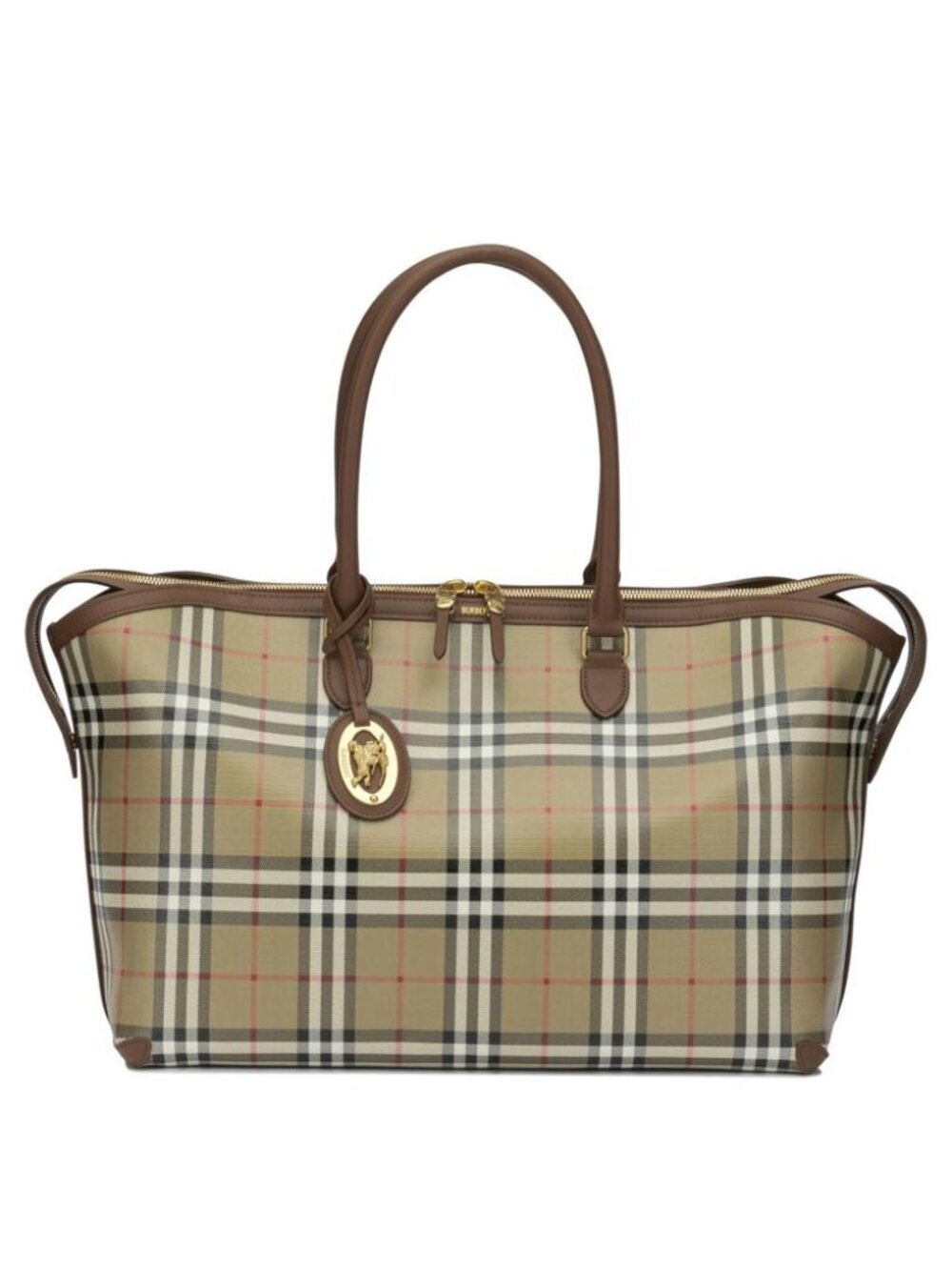 Burberry Check Large Shoulder Bag Women